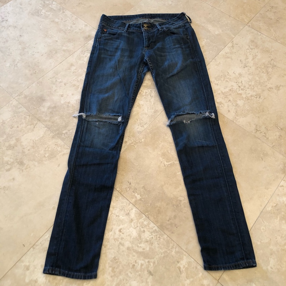 Hudson dark skinny jeans